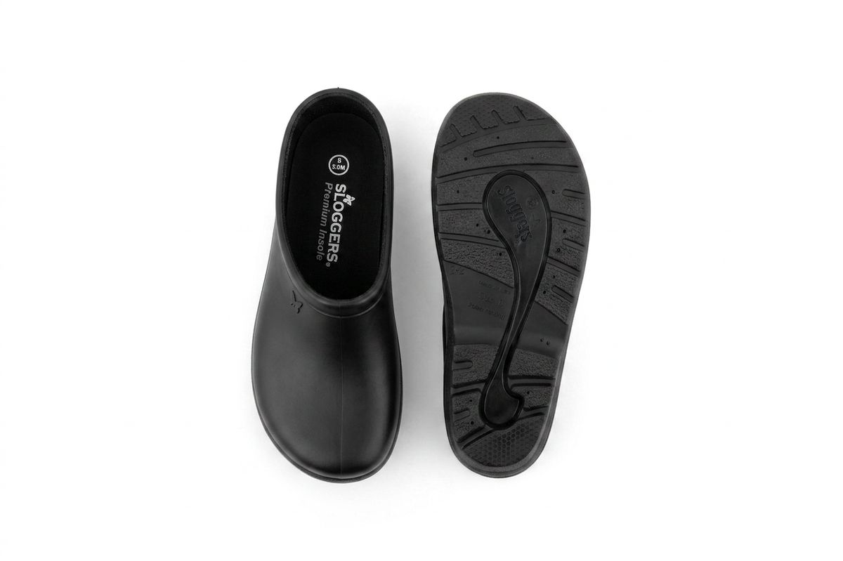 Sloggers Men's Premium Clog in Black