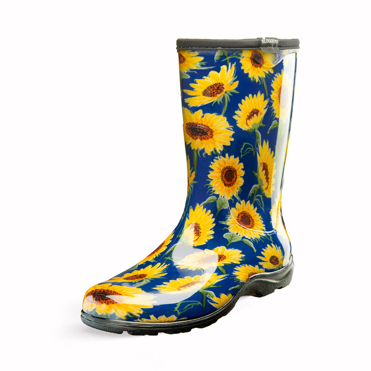 Sloggers Women's Mid-Calf 10" Boot in Sunflower Blue