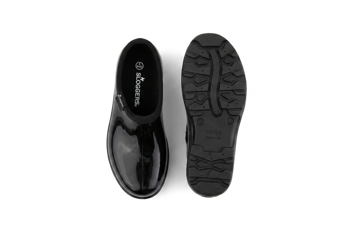 Sloggers Women's Original Garden Shoe in Solid Black