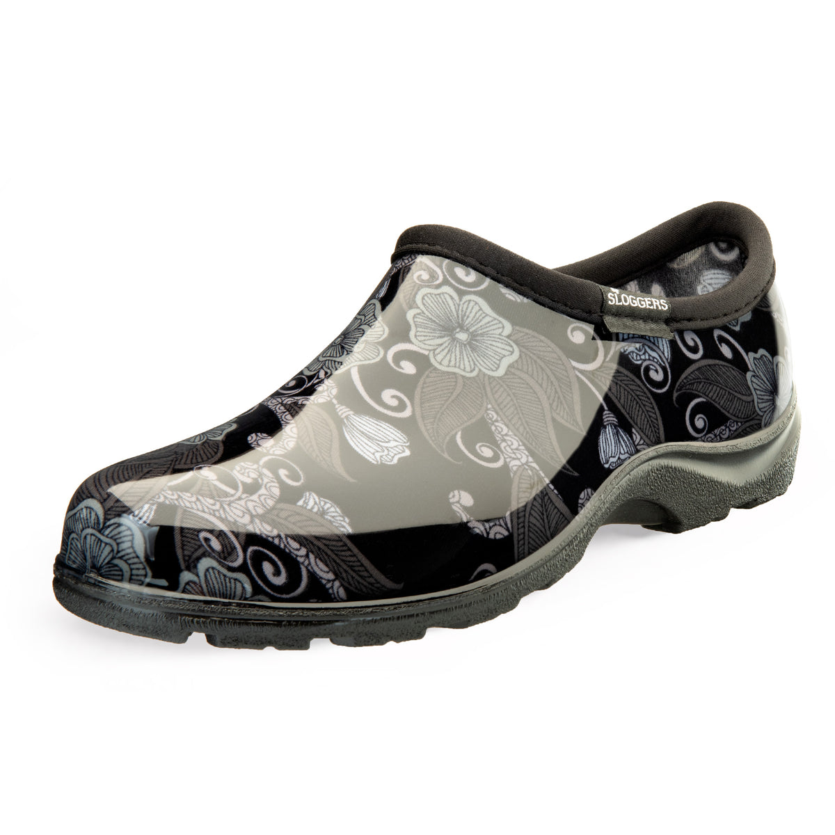 Sloggers Women's Original Garden Shoe in Mod Floral Black