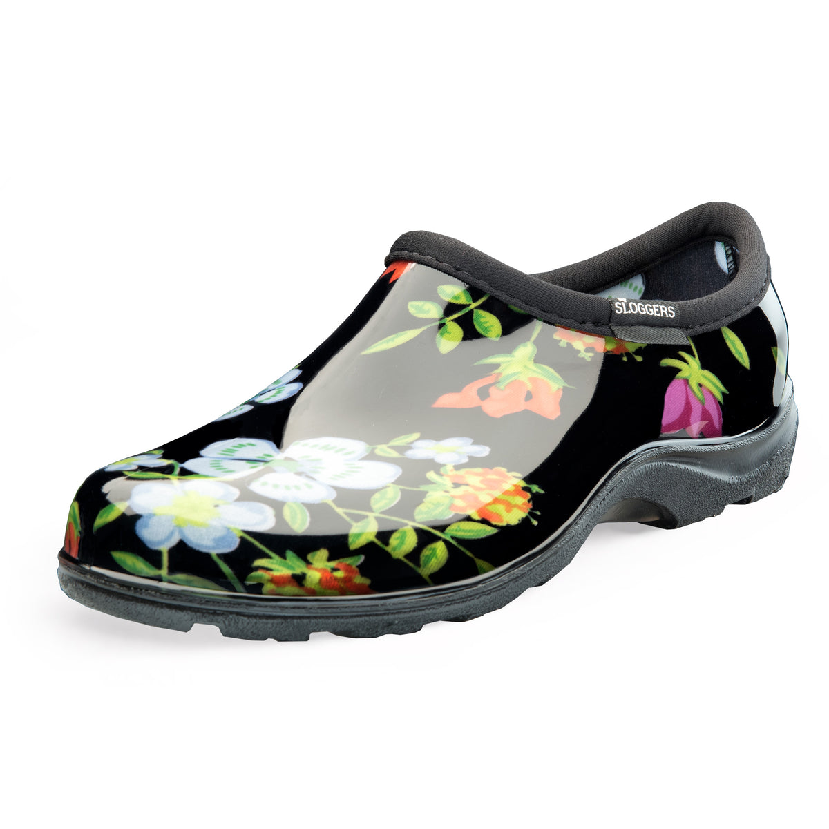 Sloggers Women's Original Garden Shoe in Meadow Black