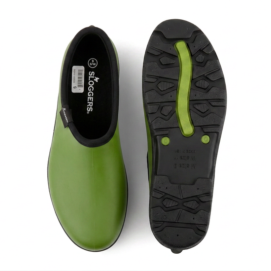 Sloggers Men's Original Garden Shoe in Cactus Green