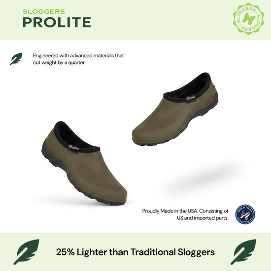 Sloggers Men's ProLite Slip-Ons in Mocha