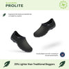 Sloggers Women's ProLite Slip-Ons in Recycled Black