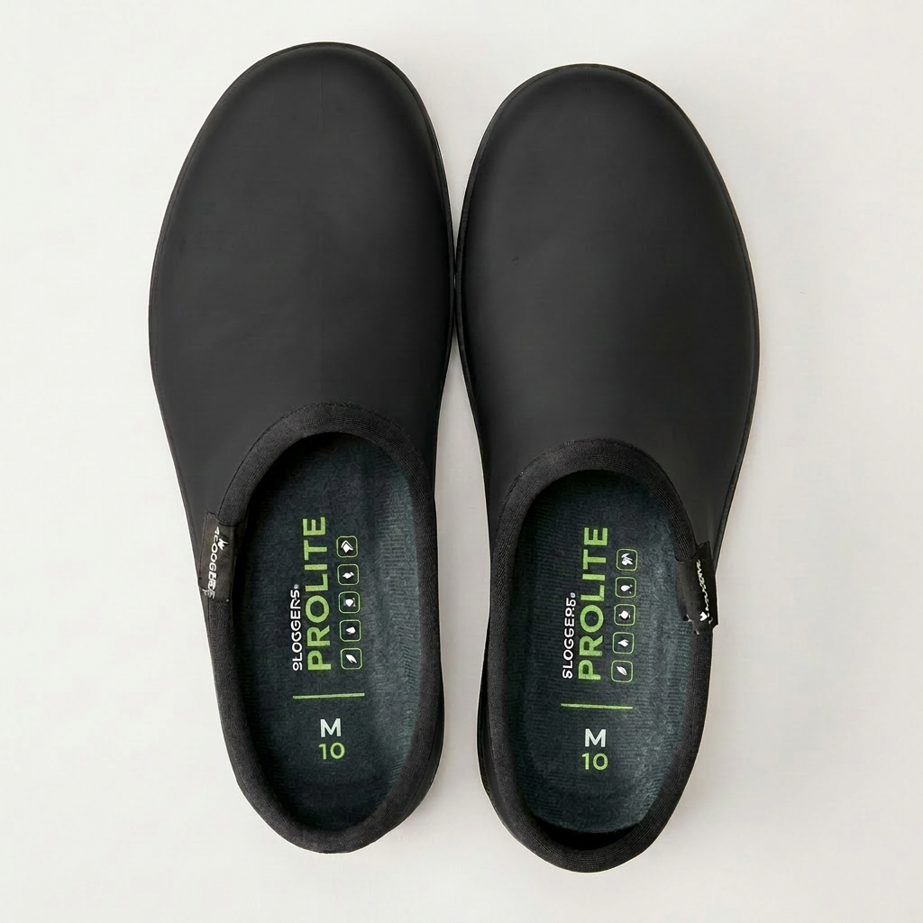 Sloggers Men's ProLite Slip-Ons in Recycled Black