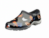 Sloggers Women's Original Garden Shoe in Bold Poppies Light Green