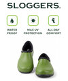 Sloggers Men's Original Garden Shoe in Cactus Green