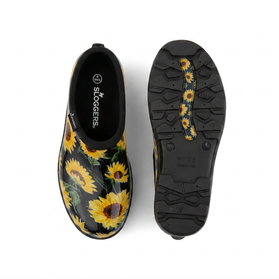 Sloggers Women's Original Garden Shoe in Meadow Black