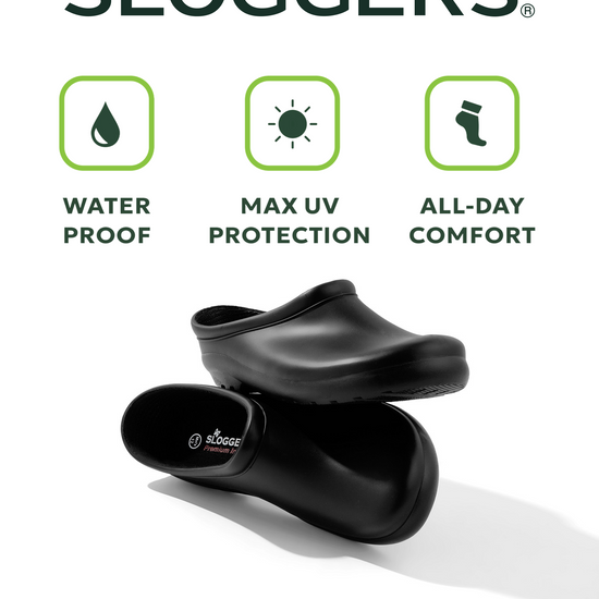 Sloggers Men's Premium Clog in Black
